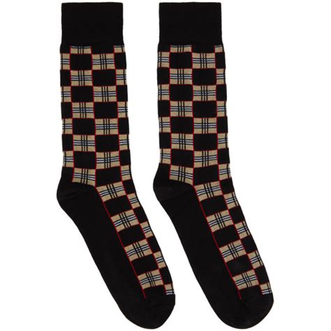 burberry socks black|burberry socks for men.